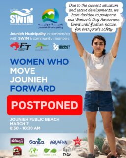 Due to the current situation and recent developments, we have decided to postpone our Women’s Day Awareness Event, organized in partnership with @jouniehmunicipality, fellow NGOs @lri_lebanon @fortistigris @summitsouls.me @vespaadventureslb @carolinechaptini and community activists, until further notice to ensure everyone’s safety.

Our country is going through a difficult time. We remain vigilant and ready to support our nation in every possible way.

Stay Safe.
Stay Positive.
Stay Sustainable.